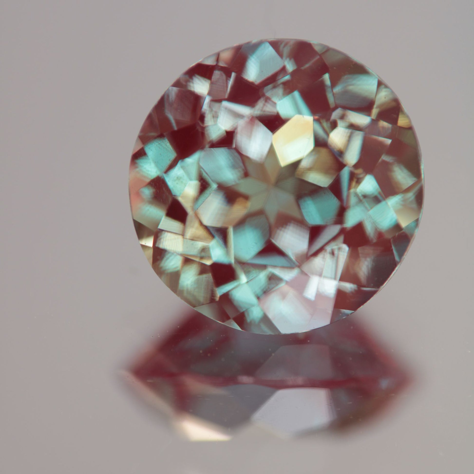 Faceted Alex Round Gem
