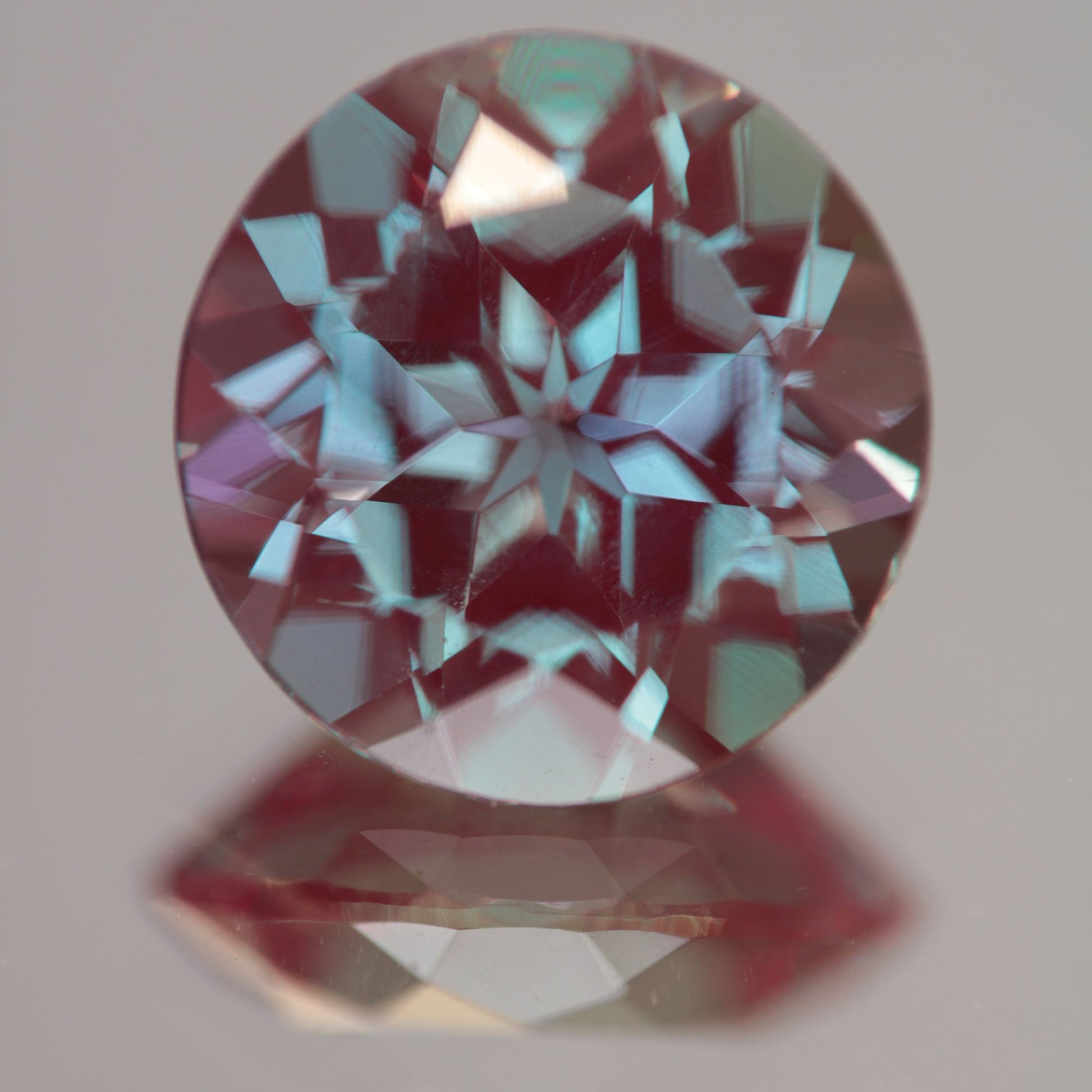 Faceted Alex Round Gem
