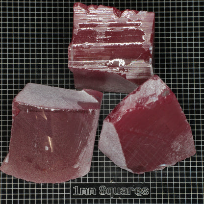 Laser Alexandrite Facet Rough, Lab Created Alex Crystals