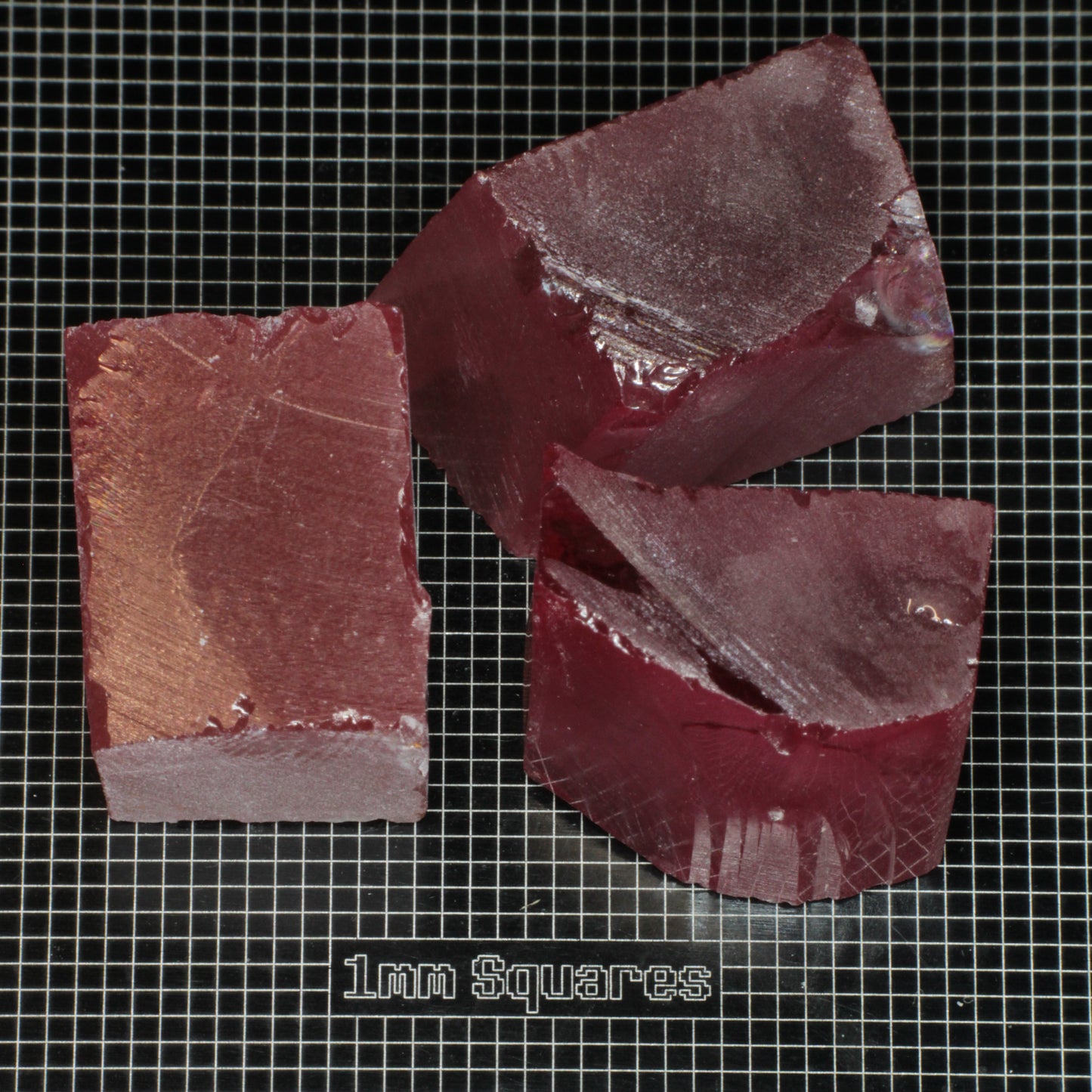Laser Alexandrite Facet Rough, Lab Created Alex Crystals