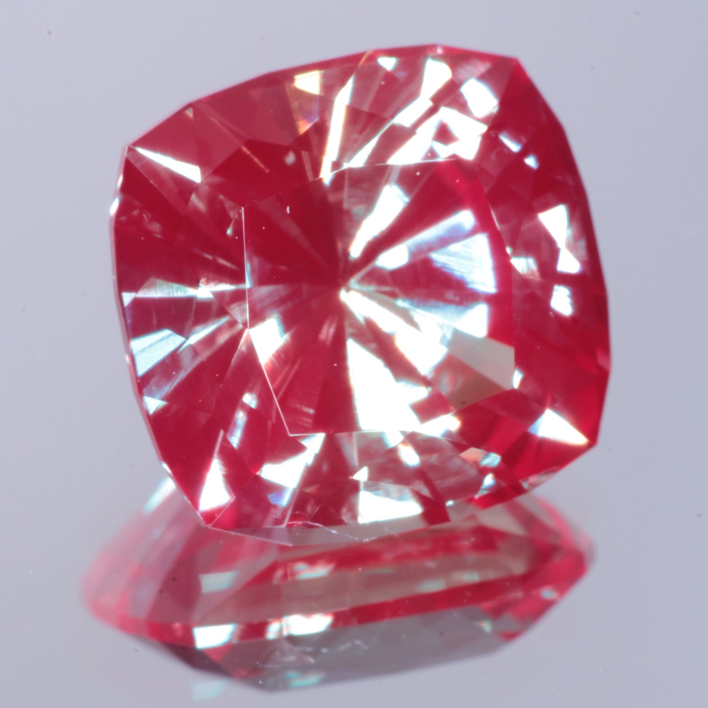Laser Alexandrite Faceted Stones, Lab Created Red Glow Alexandrite