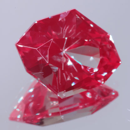 Laser Alexandrite Faceted Stones, Lab Created Red Glow Alexandrite