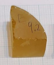 Golden Laser Garnet Facet Rough, Ce+Nd YAG
