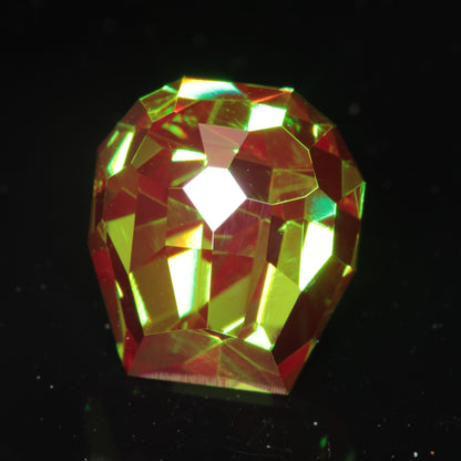 Skull Cut Christmas Garnets, Special Halloween Gems