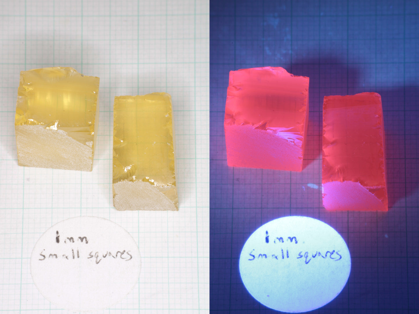 Samarium YAG Orange Glow Garnet, Experimental Crystal