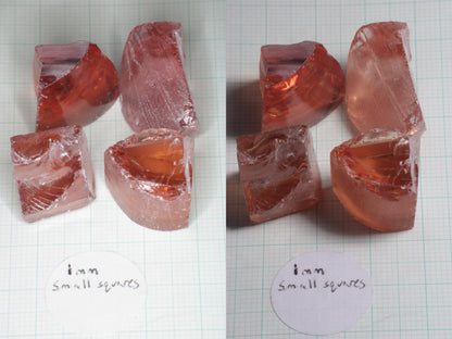 Orange Pink Lab Perovskite Facet Rough, LaserNd+Ce YAP