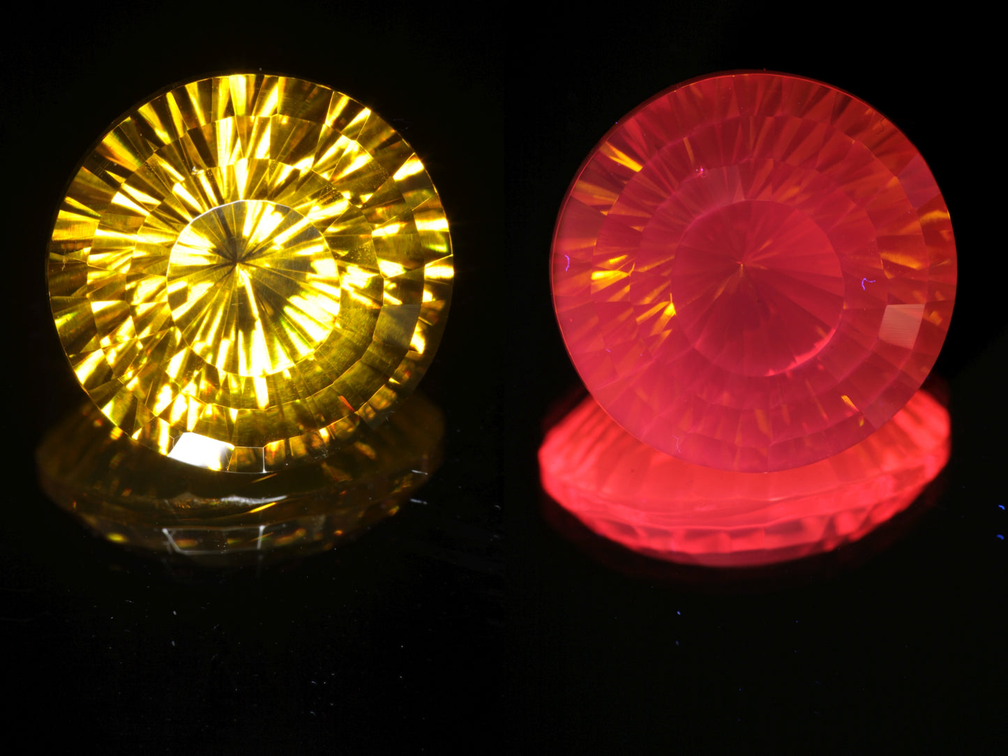 Giant Fantasy Cut Laser Garnets