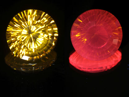 Giant Fantasy Cut Laser Garnets