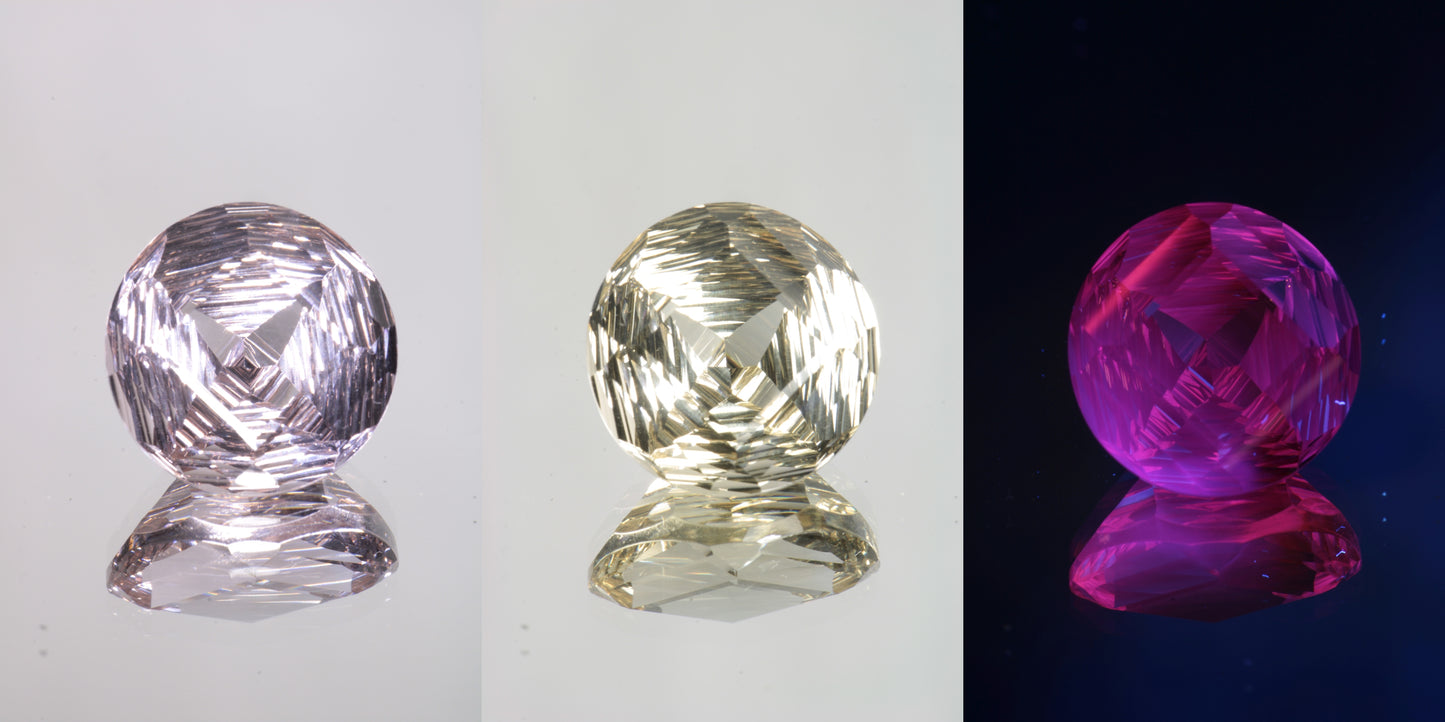 Giant Fantasy Cut Laser Garnets