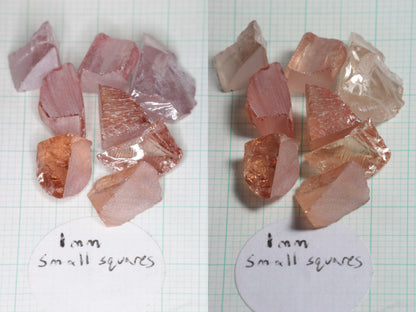 Orange Pink Lab Perovskite Facet Rough, LaserNd+Ce YAP