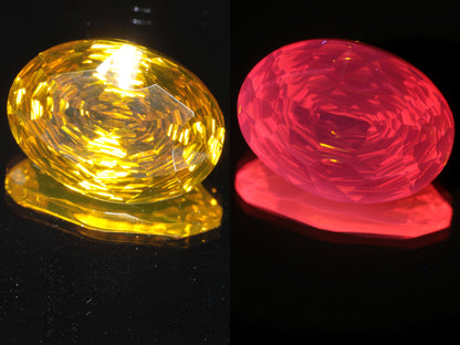 Giant Fantasy Cut Laser Garnets