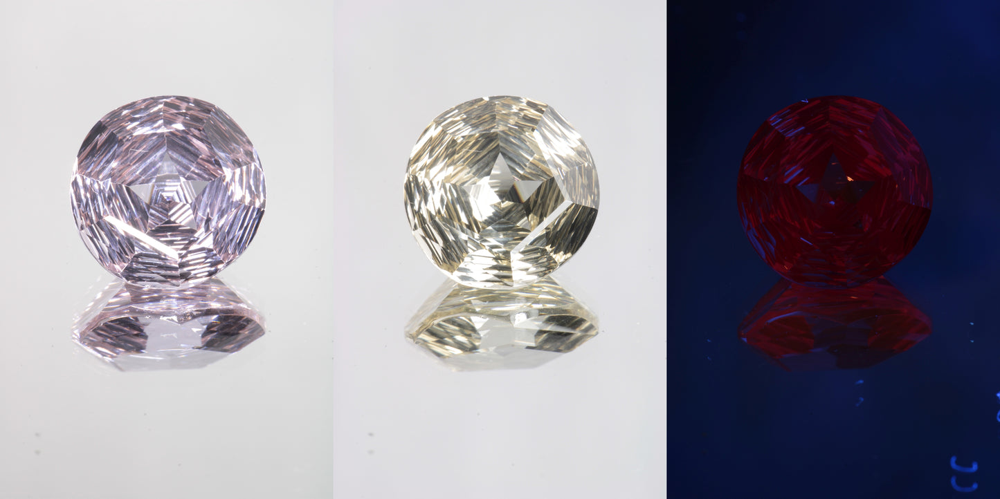 Giant Fantasy Cut Laser Garnets