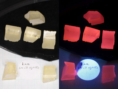 Samarium YAG Orange Glow Garnet, Experimental Crystal