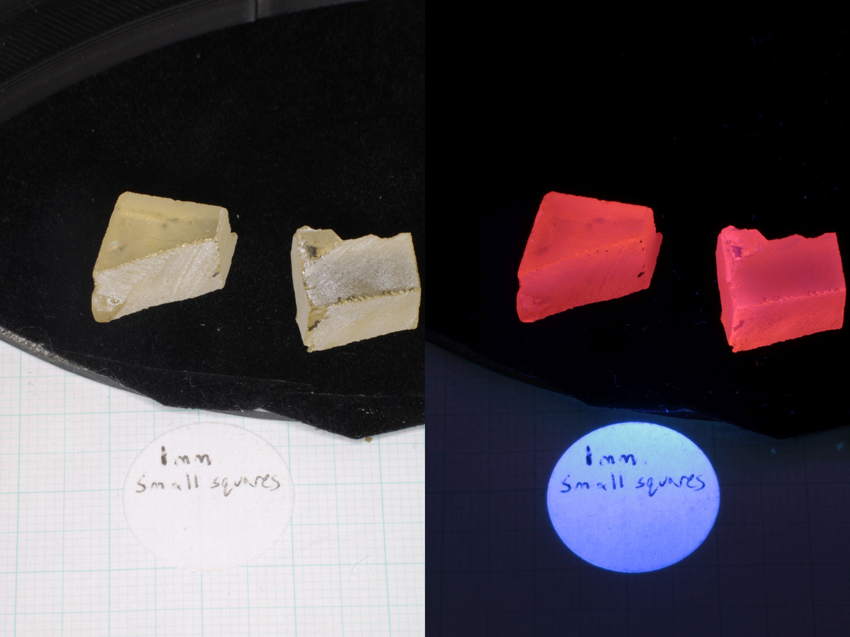 Samarium YAG Orange Glow Garnet, Experimental Crystal