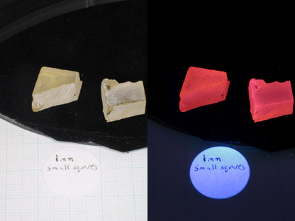 Samarium YAG Orange Glow Garnet, Experimental Crystal