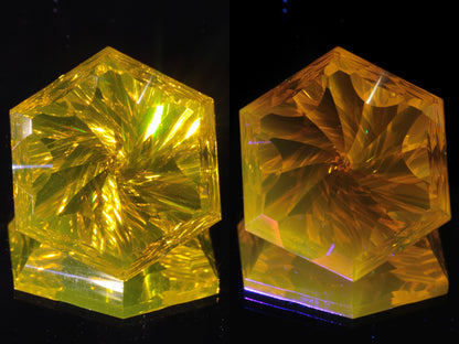 Giant Fantasy Cut Laser Garnets
