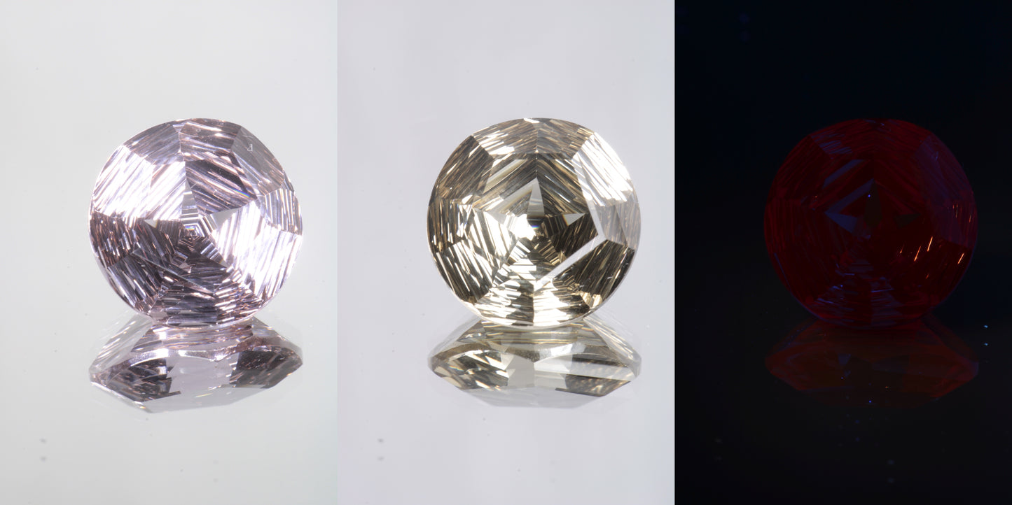 Giant Fantasy Cut Laser Garnets