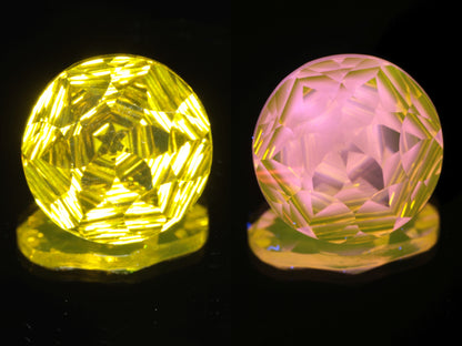 Giant Fantasy Cut Laser Garnets