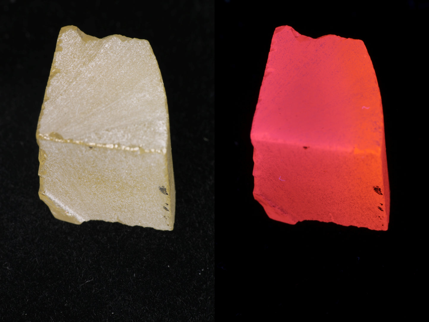 Samarium YAG Orange Glow Garnet, Experimental Crystal