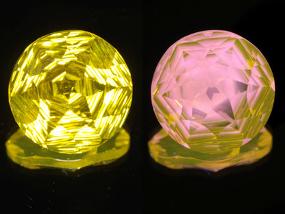 Giant Fantasy Cut Laser Garnets