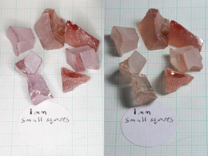 Orange Pink Lab Perovskite Facet Rough, LaserNd+Ce YAP