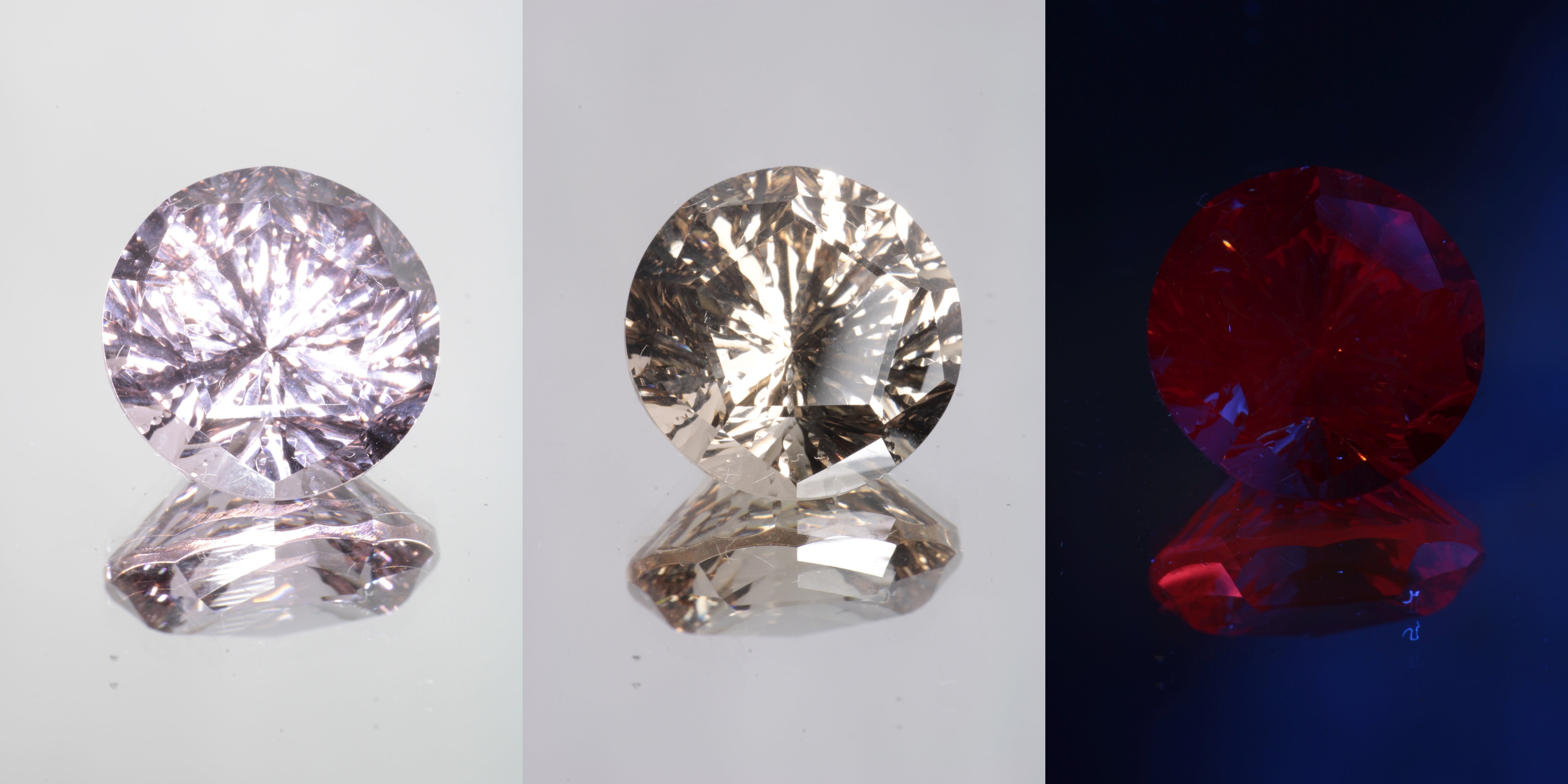 Giant Fantasy Cut Laser Garnets, Ce/Nd and Nd/Ce YAG