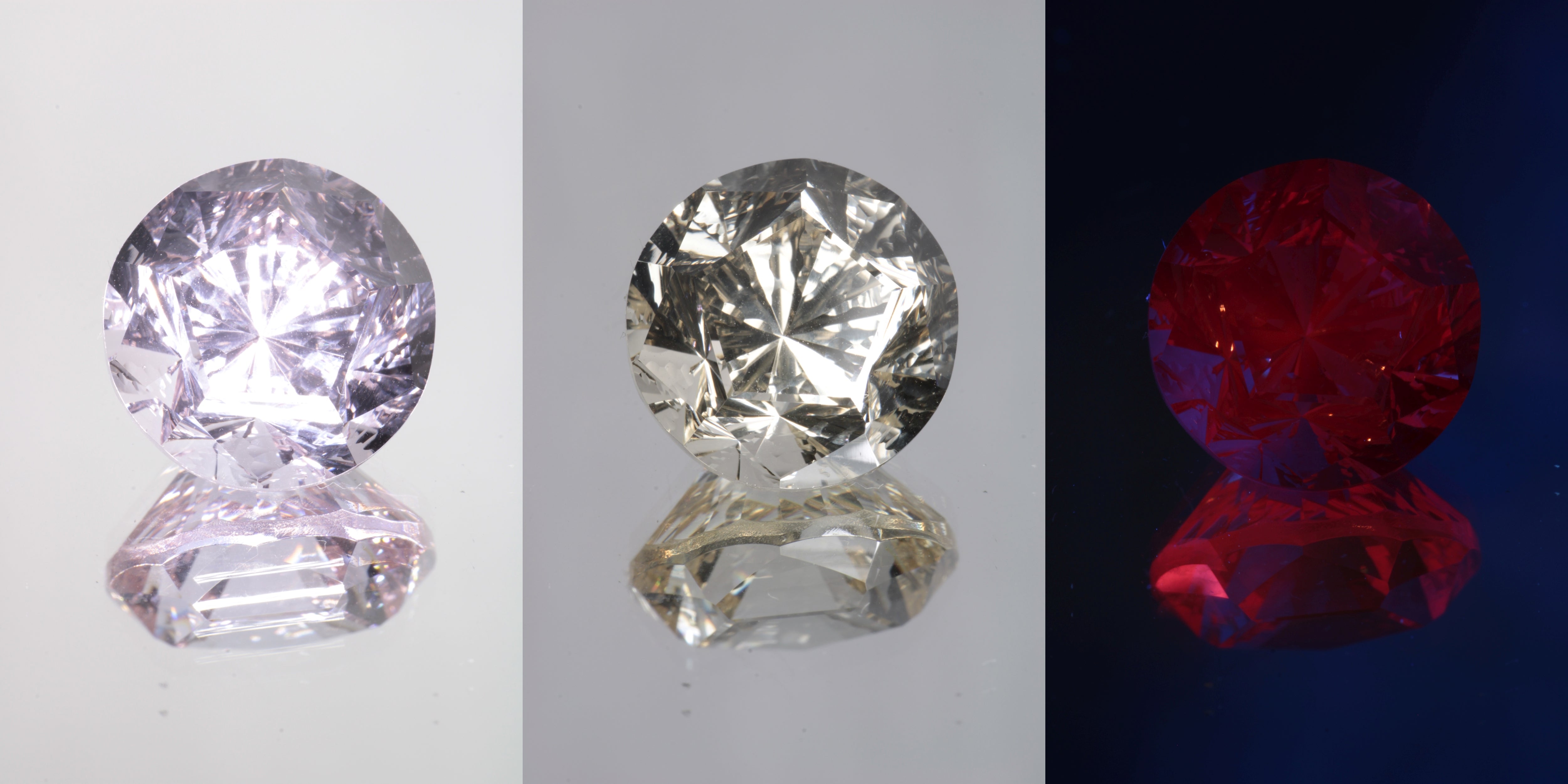 Giant Fantasy Cut Laser Garnets, Ce/Nd and Nd/Ce YAG