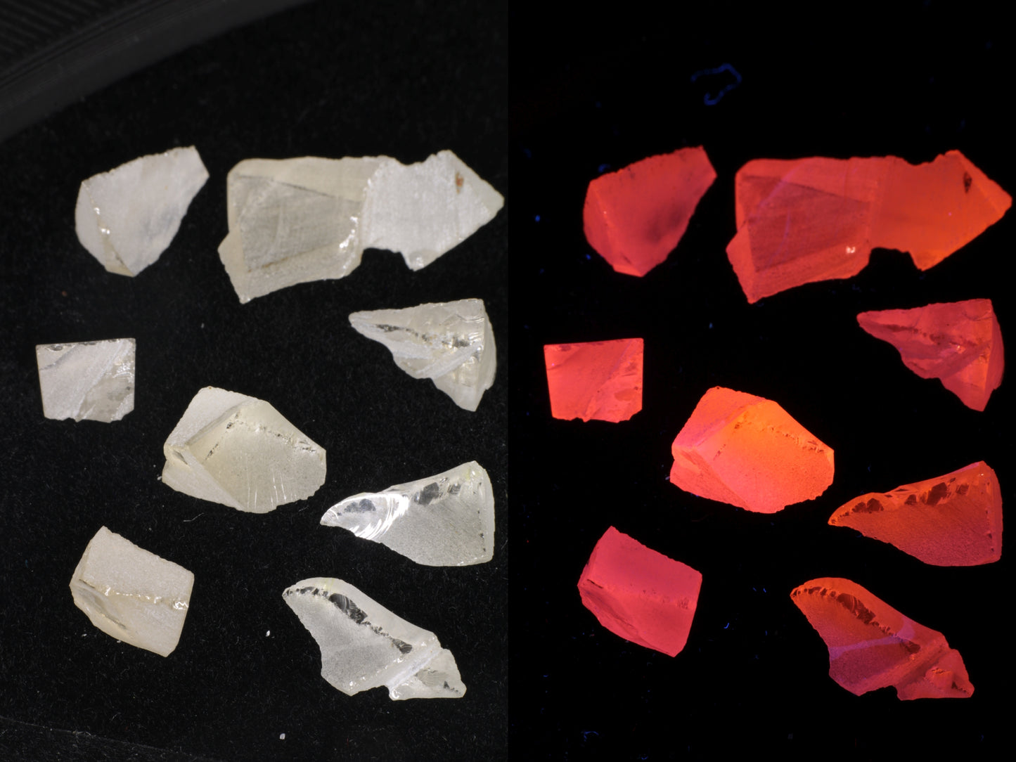 Samarium YAG Orange Glow Garnet, Experimental Crystal