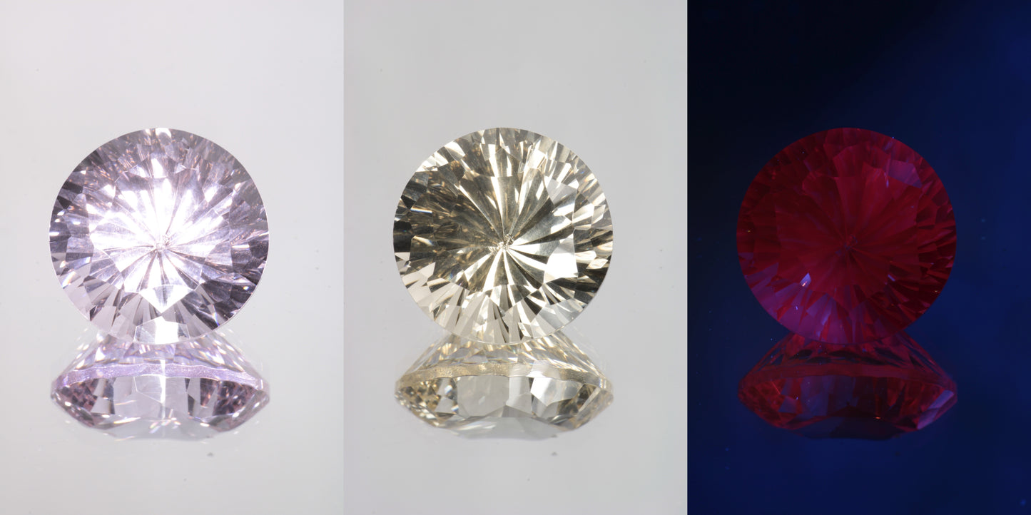 Giant Fantasy Cut Laser Garnets