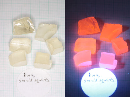 Samarium YAG Orange Glow Garnet, Experimental Crystal