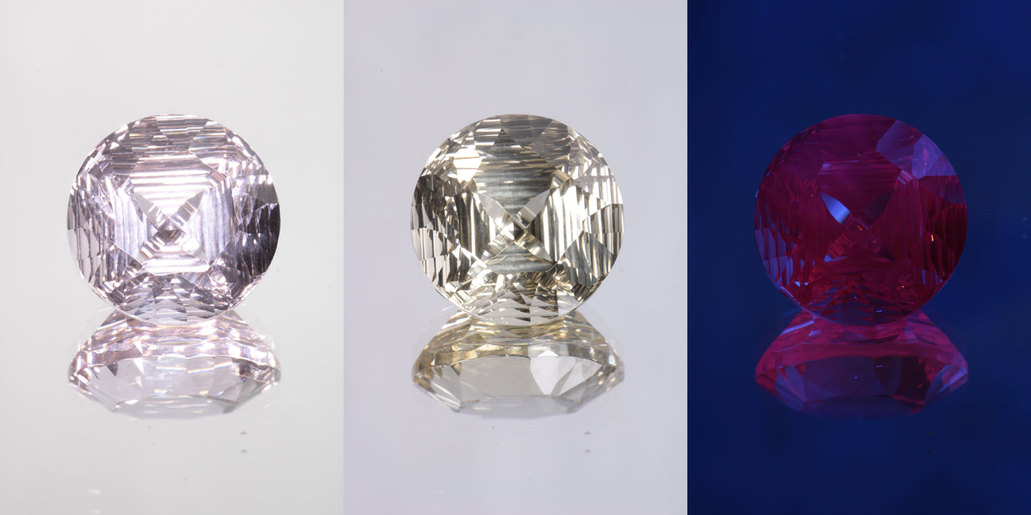 Giant Fantasy Cut Laser Garnets