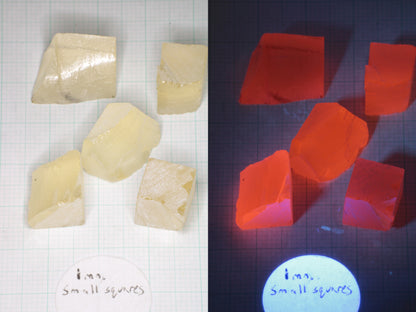 Samarium YAG Orange Glow Garnet, Experimental Crystal