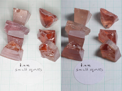 Orange Pink Lab Perovskite Facet Rough, LaserNd+Ce YAP