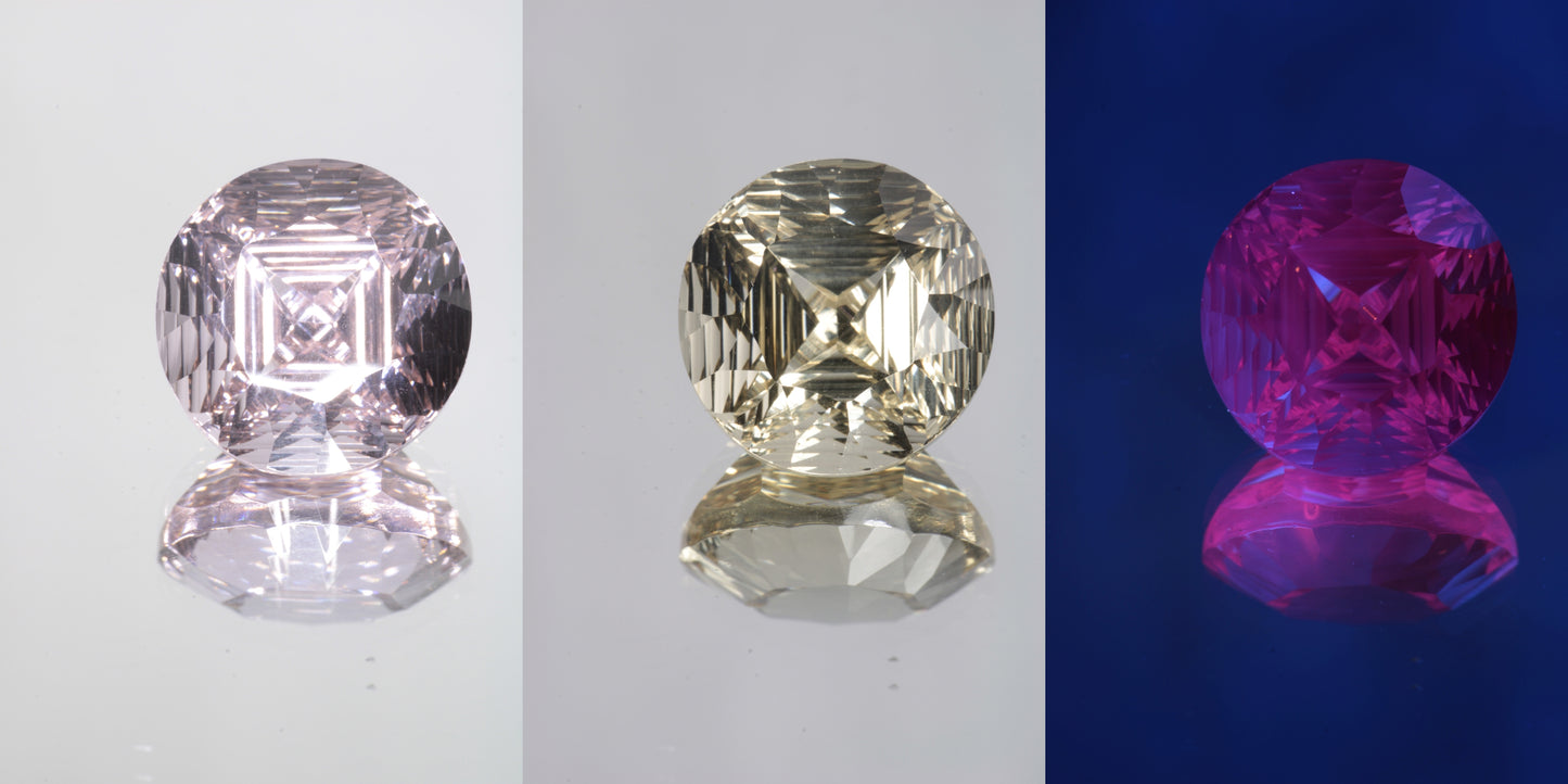 Giant Fantasy Cut Laser Garnets