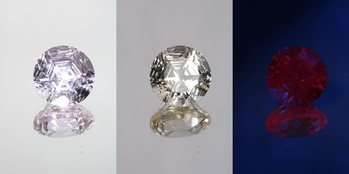 Giant Fantasy Cut Laser Garnets