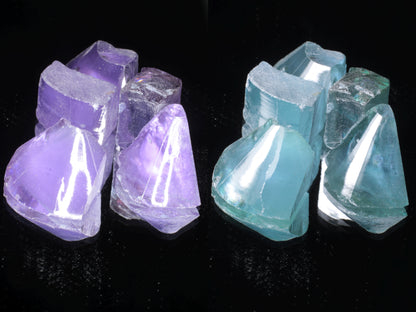 Lab Wakefieldite Facet Rough and Specimens aka Yttrium Orthovanadate Nd:YVo4