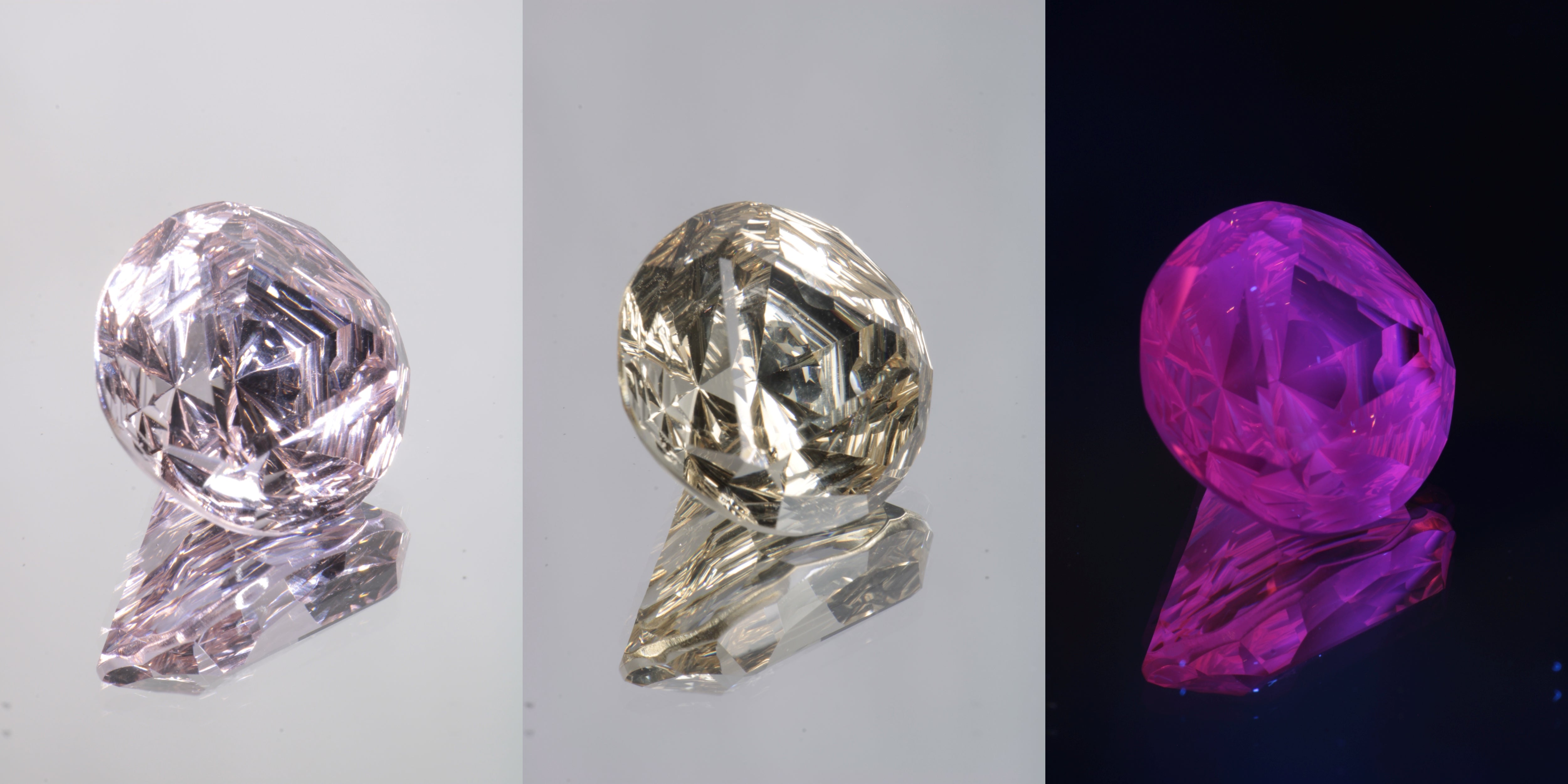 Giant Fantasy Cut Laser Garnets, Ce/Nd and Nd/Ce YAG
