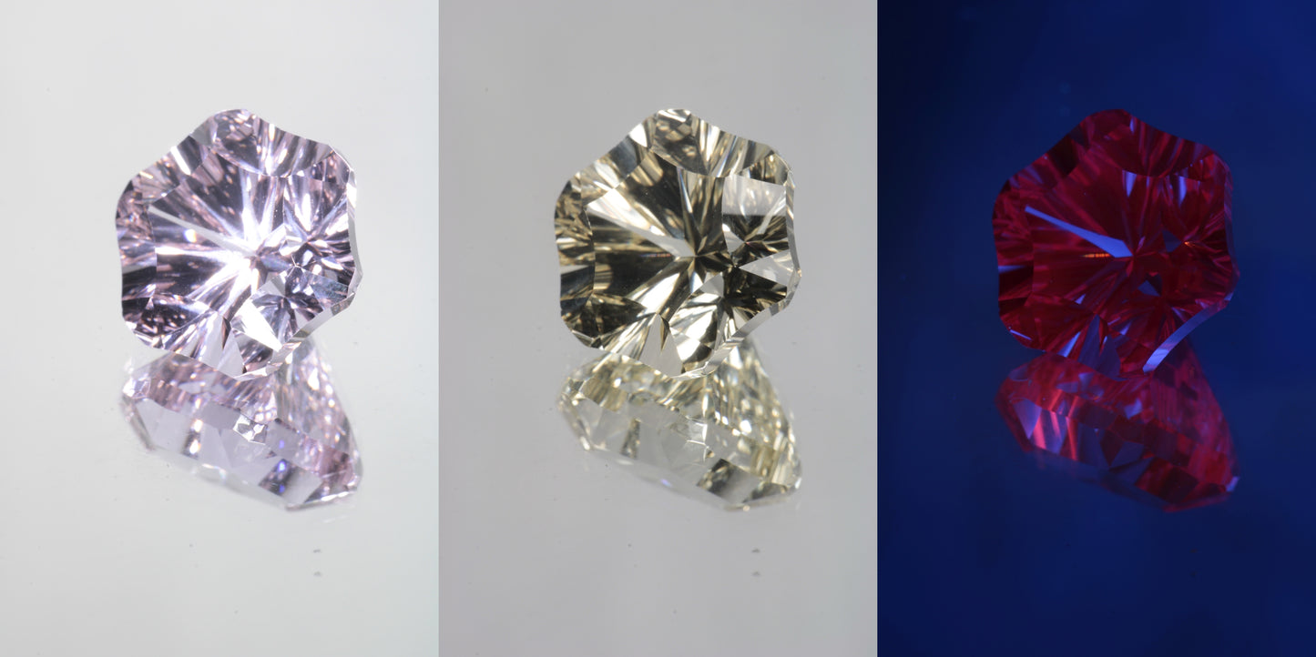 Giant Fantasy Cut Laser Garnets