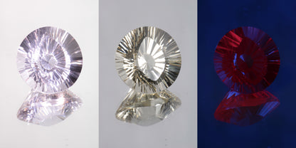 Giant Fantasy Cut Laser Garnets