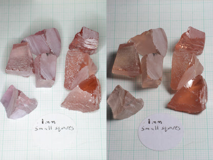 Orange Pink Lab Perovskite Facet Rough, LaserNd+Ce YAP