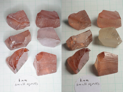 Orange Pink Lab Perovskite Facet Rough, LaserNd+Ce YAP