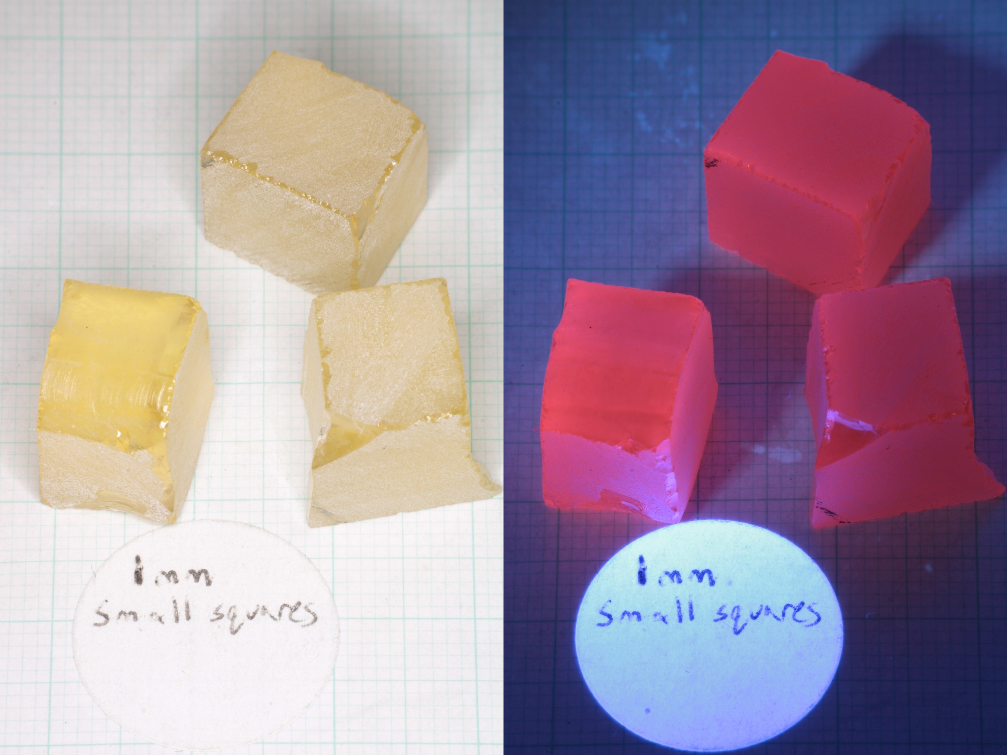 Samarium YAG Orange Glow Garnet, Experimental Crystal