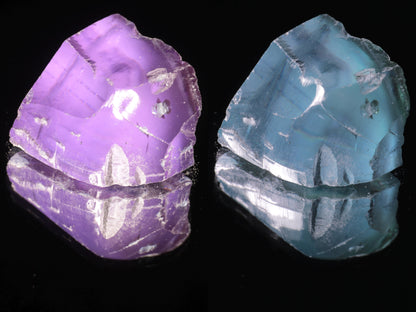 Lab Wakefieldite Facet Rough and Specimens aka Yttrium Orthovanadate Nd:YVo4