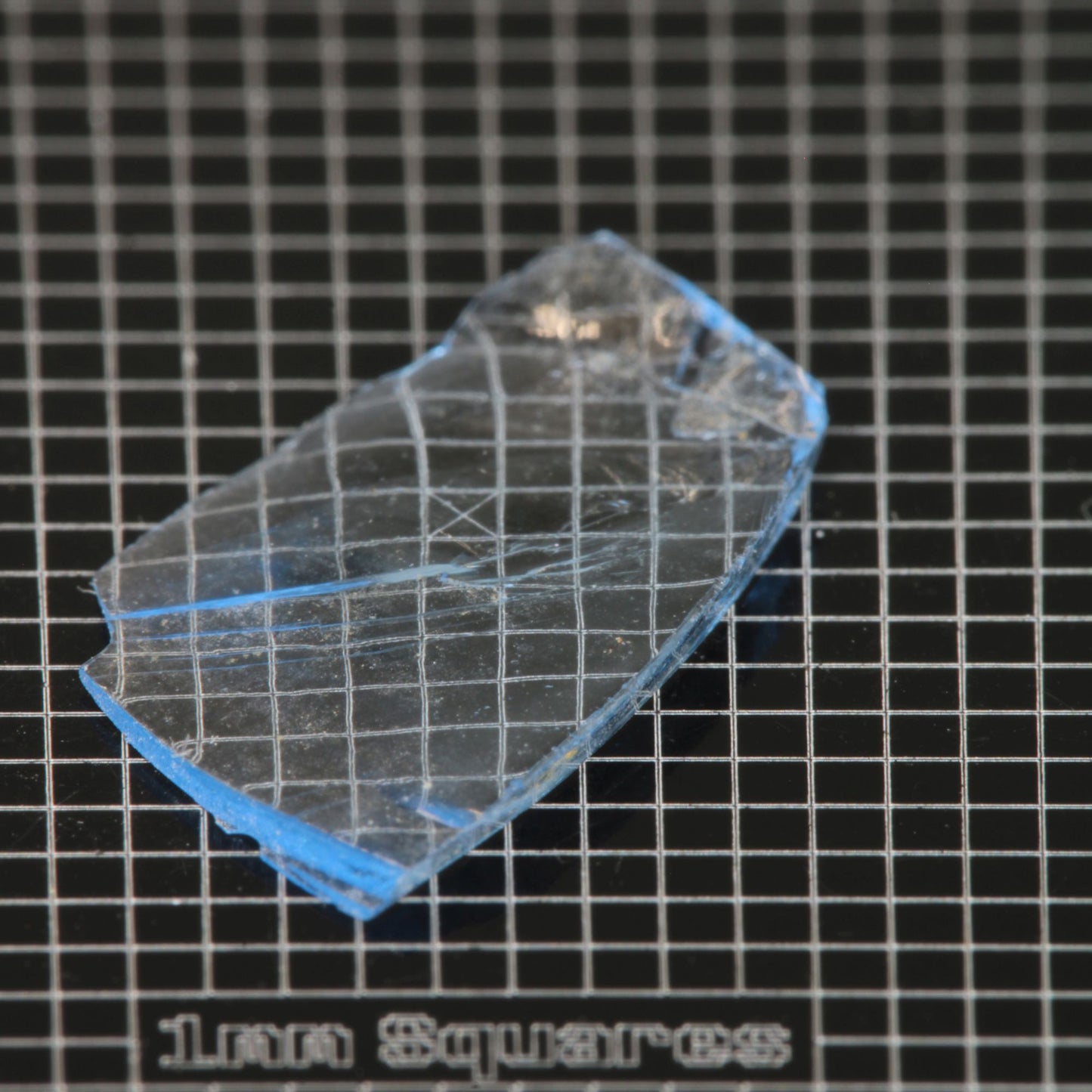 Blue cobalt spinel Shred