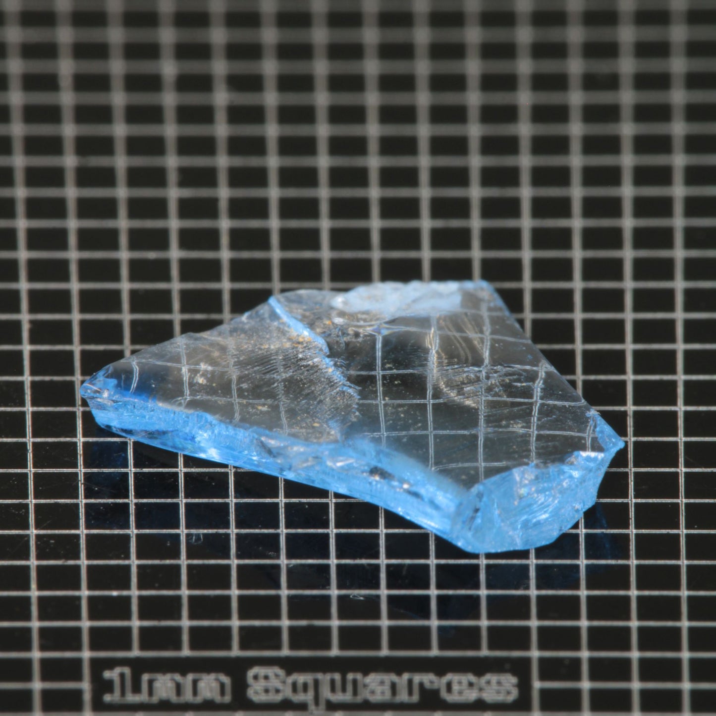 Blue cobalt spinel Shred