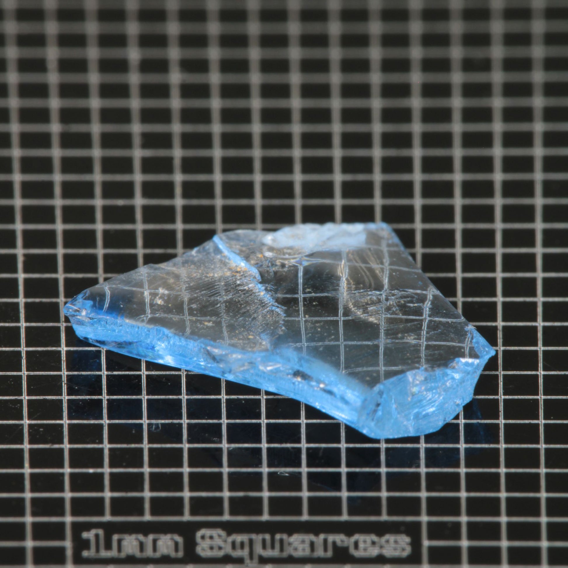 Blue cobalt spinel Shred