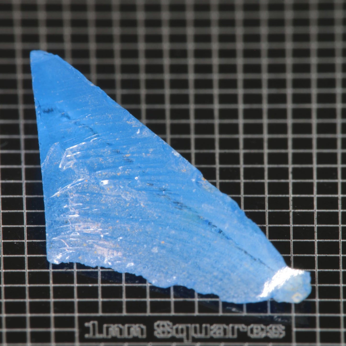 Blue cobalt spinel Shred