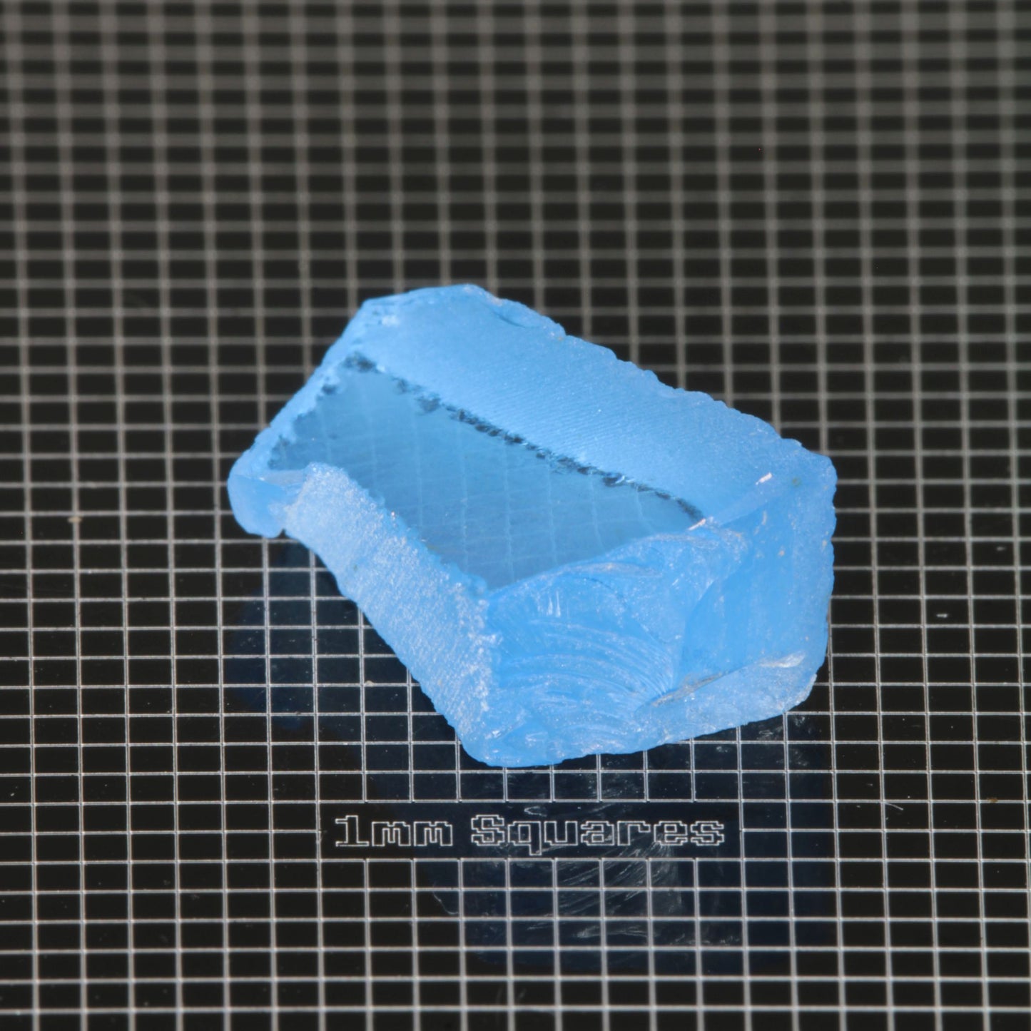 Blue cobalt spinel Rough crystal