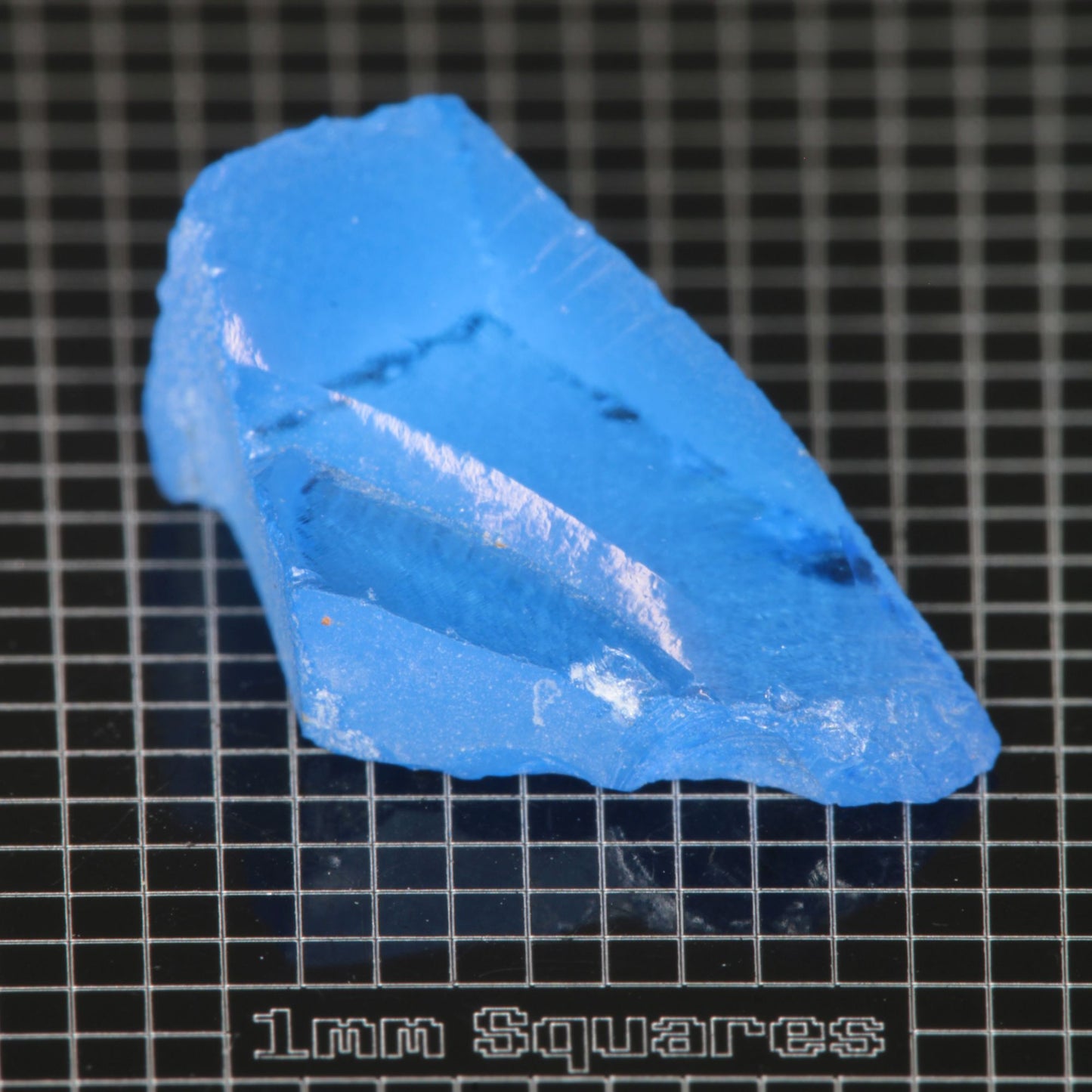 Blue cobalt spinel Rough crystal