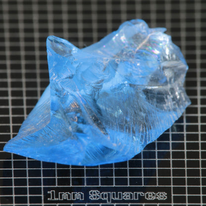 Blue cobalt spinel Rough crystal